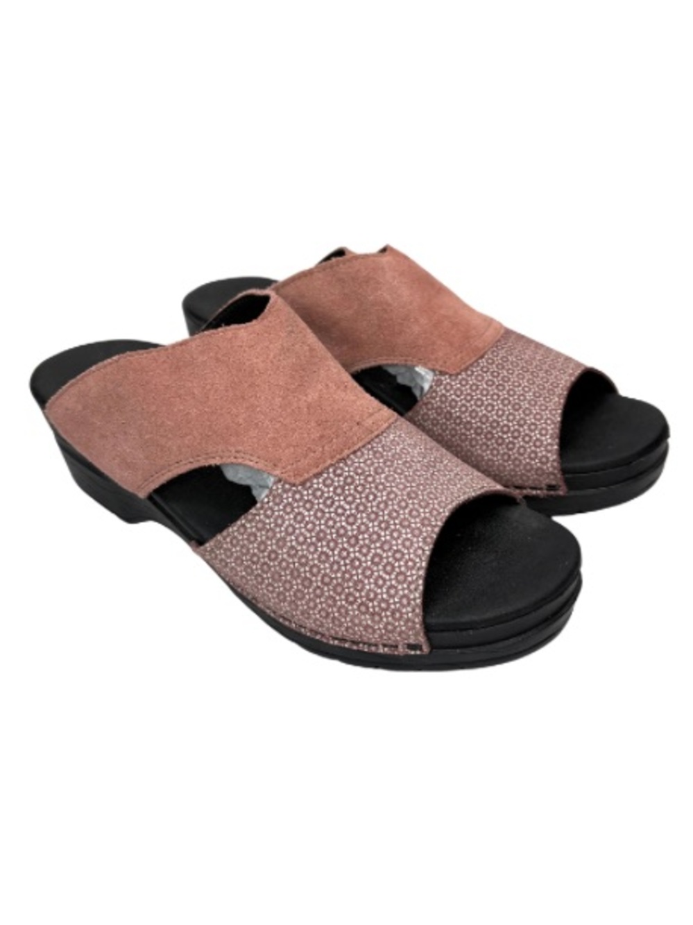 Sanita Lucy Suede Dusty Rose Sandals